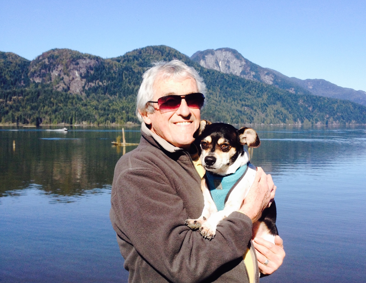 Barry and his "best mate" Sarge